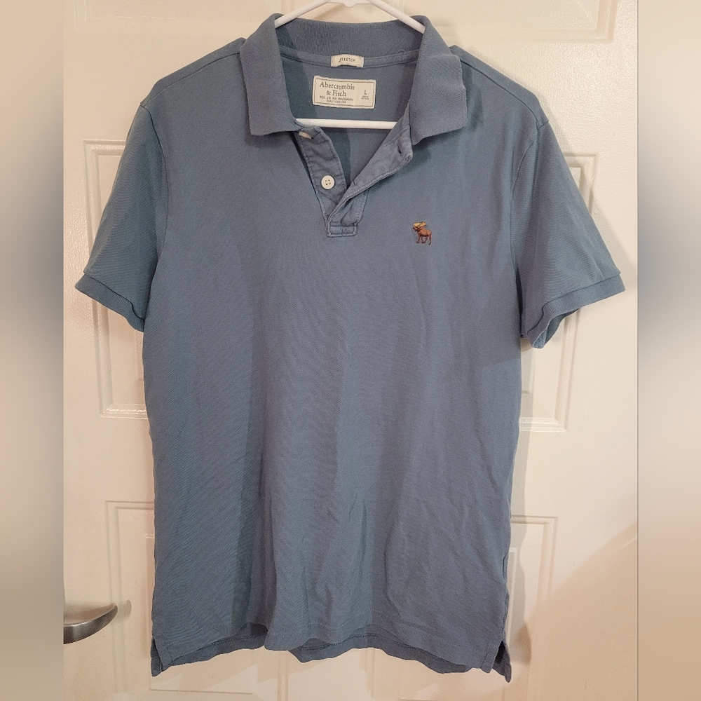 Men's Abercrombie‎ & Fitch Stretch Polo Size Large